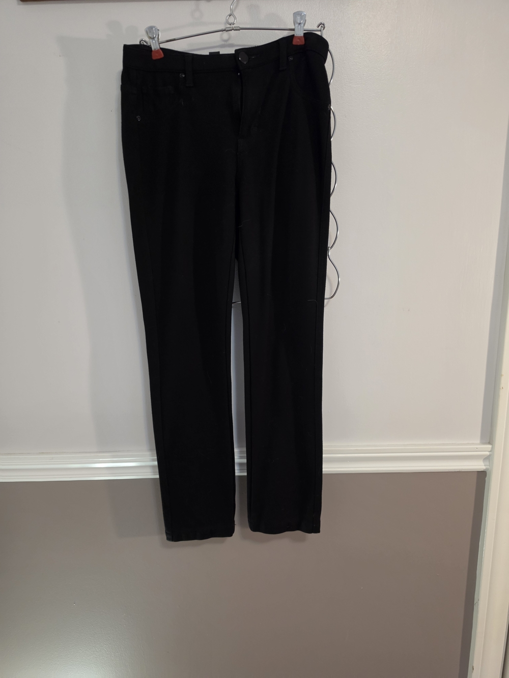 dā‑sh CLASSIC Black Straight Pants • Size S • Rayon Blend
